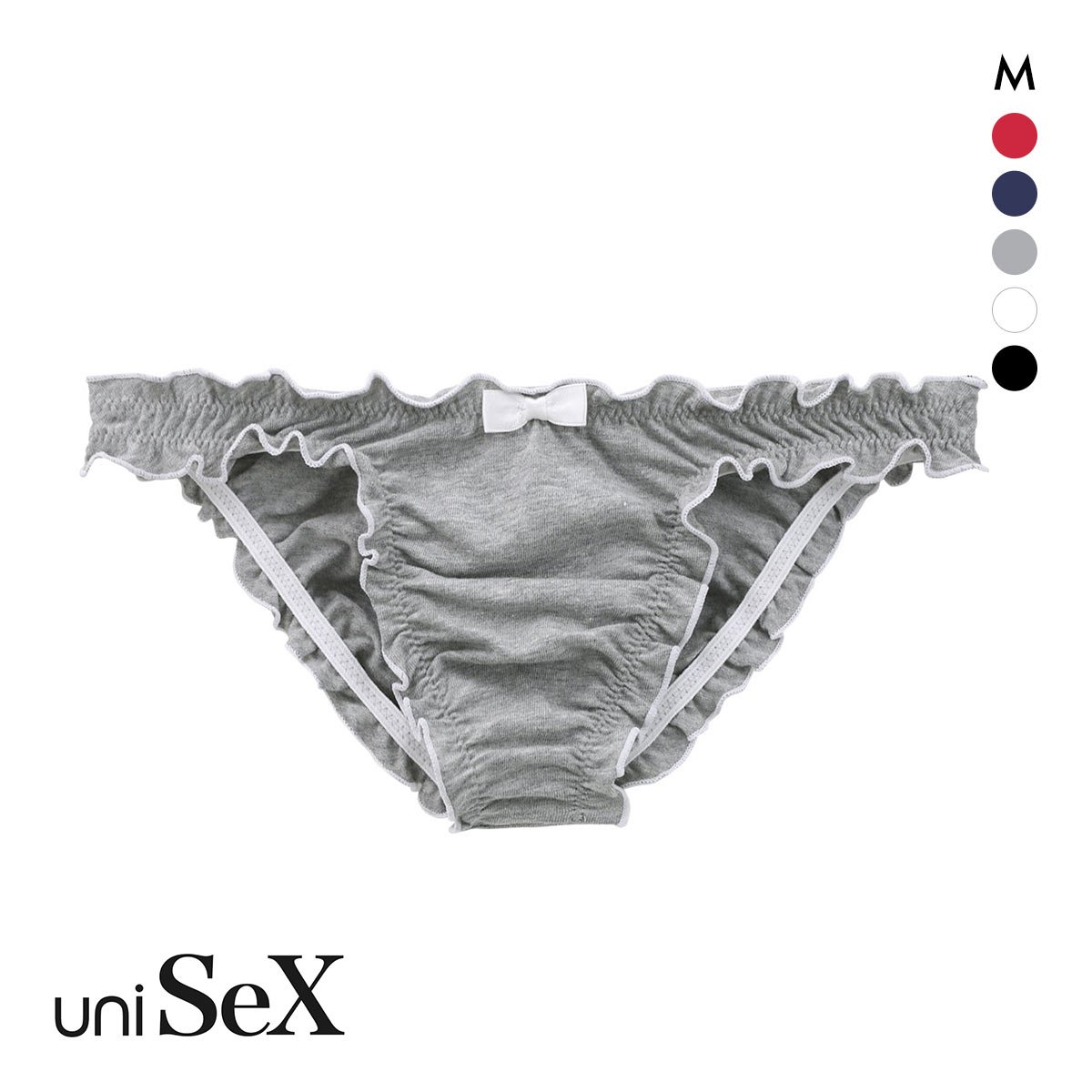 ユニセックス uniSeX コットンベア天 メローフリル フルバック