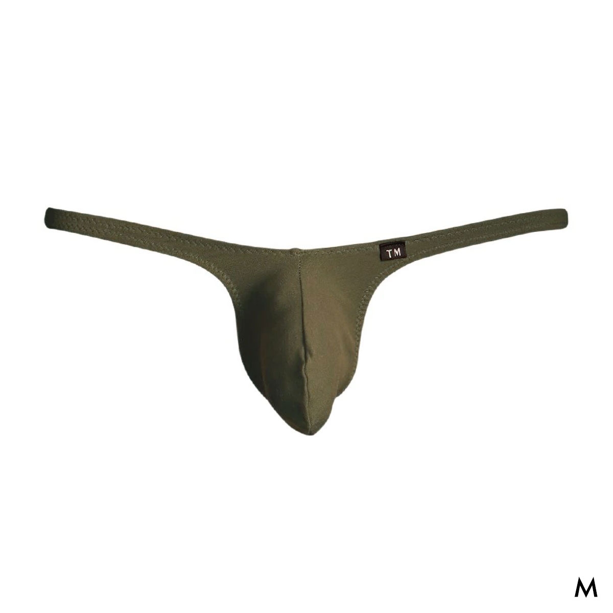 ティーエム コレクション コットンベア天 Bulge style HB ハーフバック ビキニ メンズ TM collection 日本製(KH-カーキ-M)