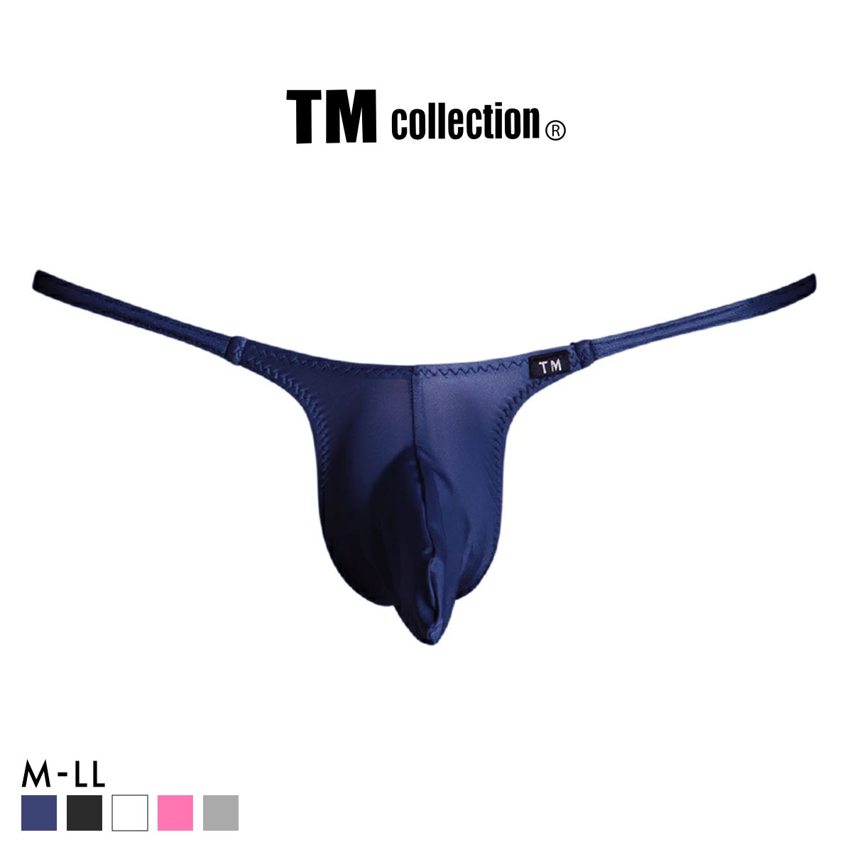 ティーエム コレクション UMS side string sharp HB ハーフバック ビキニ メンズ TM collection(NV-ネイビー-M)