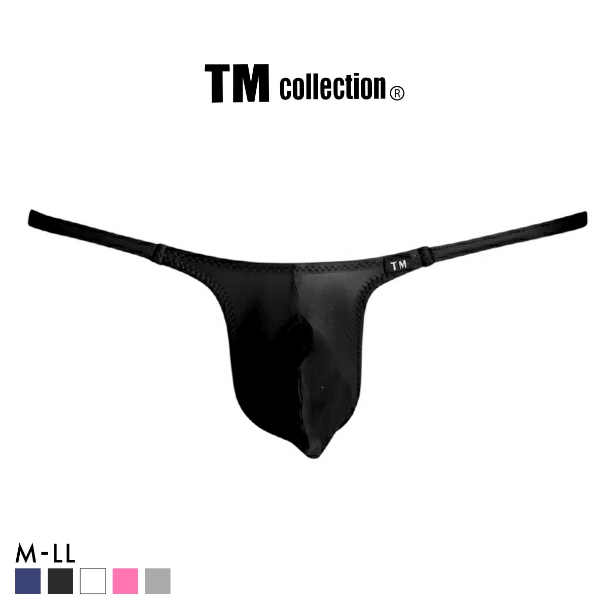 ティーエム コレクション UMS side string sharp HB ハーフバック ビキニ メンズ TM collection(BK-ブラック-M)