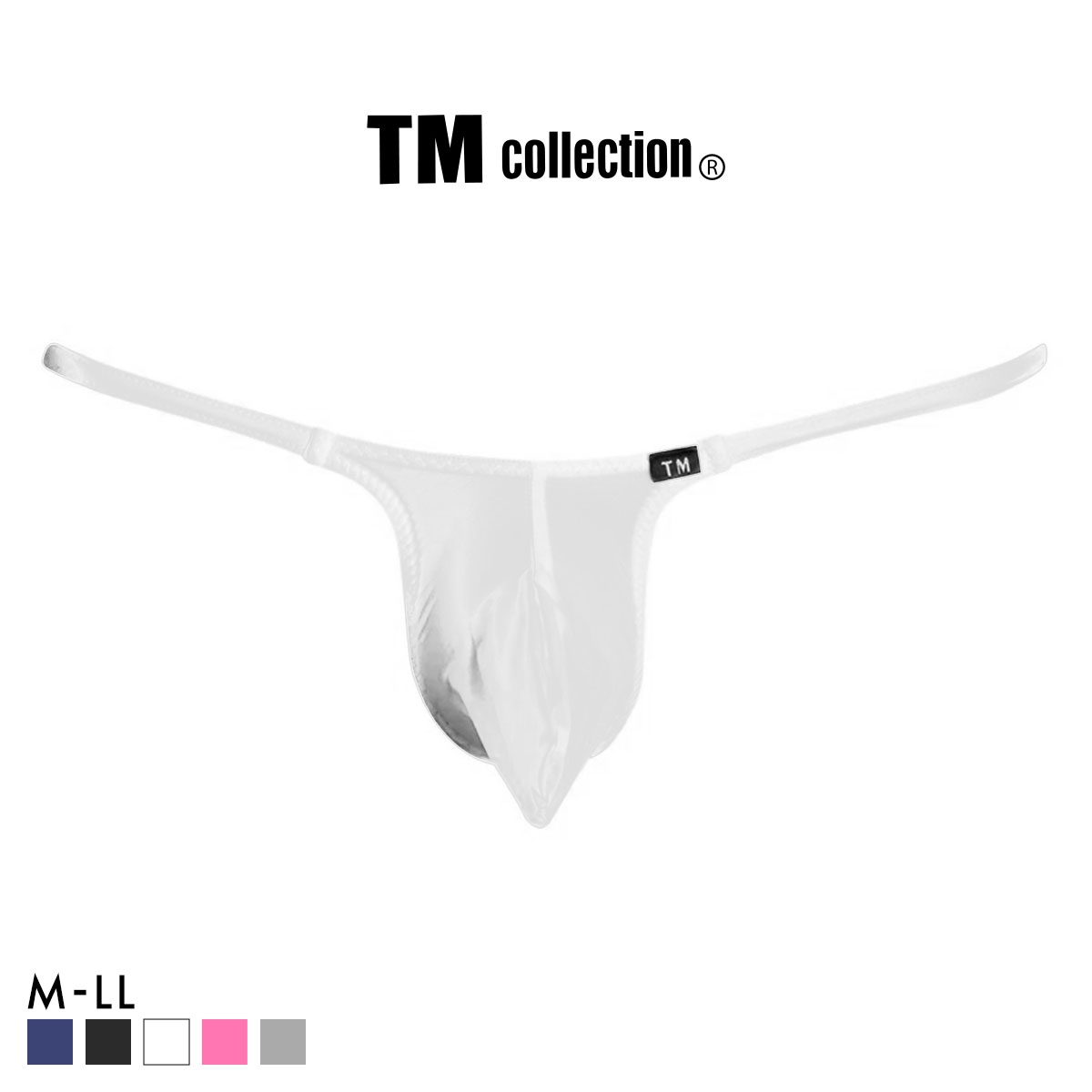 ティーエム コレクション UMS side string sharp HB ハーフバック ビキニ メンズ TM collection(WH-ホワイト-M)