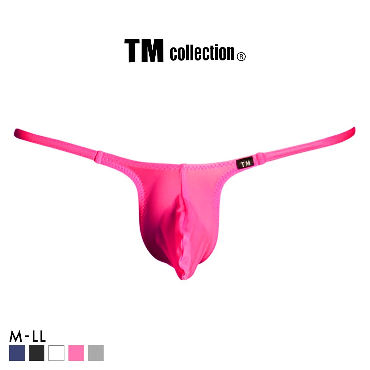 ティーエム コレクション UMS side string sharp HB ハーフバック ビキニ メンズ TM collection(PI-ピンク-M)