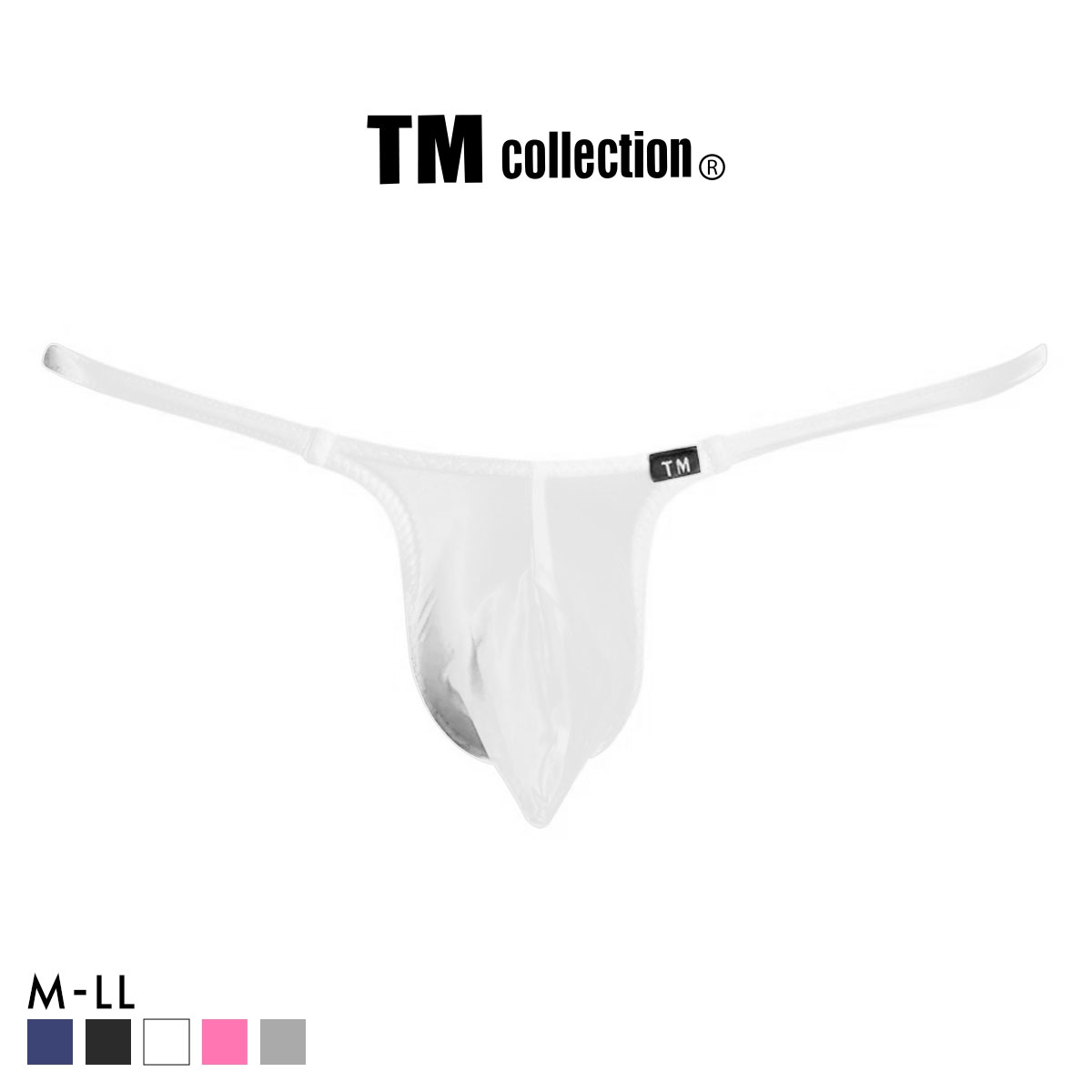 ティーエム コレクション UMS side string sharp TB Tバック ビキニ メンズ TM collection(WH-ホワイト-M)