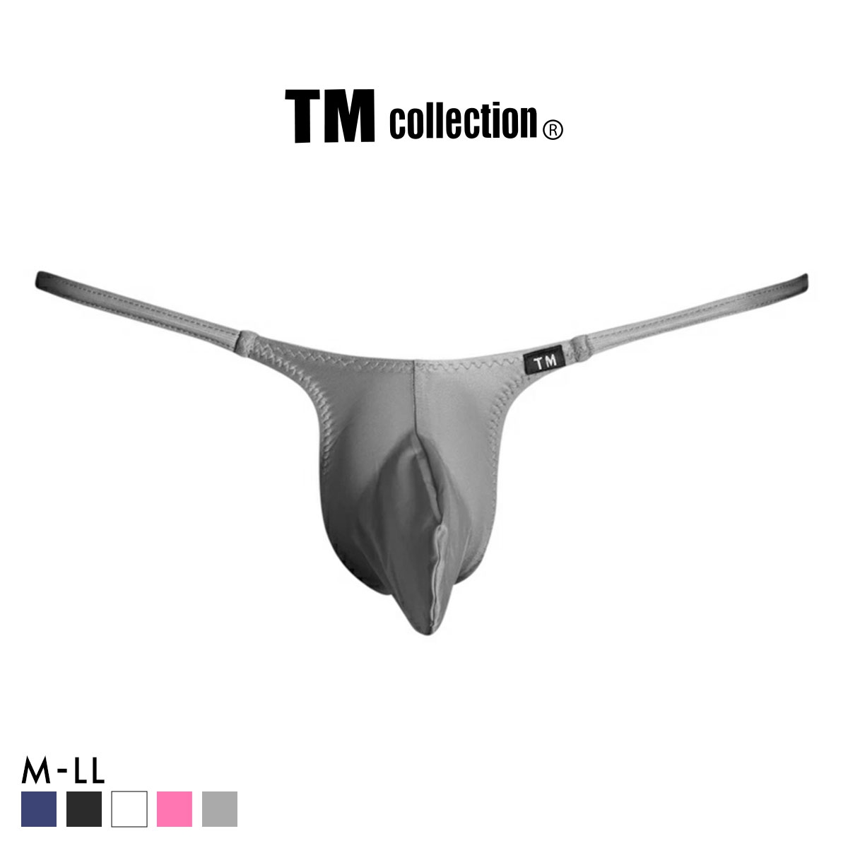 ティーエム コレクション UMS side string sharp TB Tバック ビキニ メンズ TM collection(GY-グレー-M)