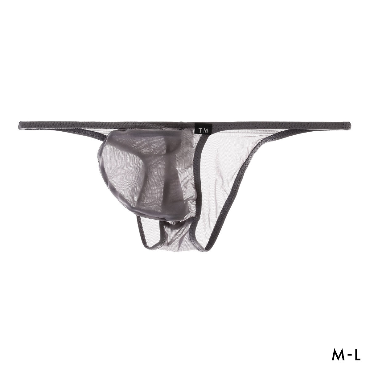 ティーエム コレクション UMS High leg Sharp cut Bulge HB ハーフバック ビキニ メンズ TM collection(GY-グレー-M)