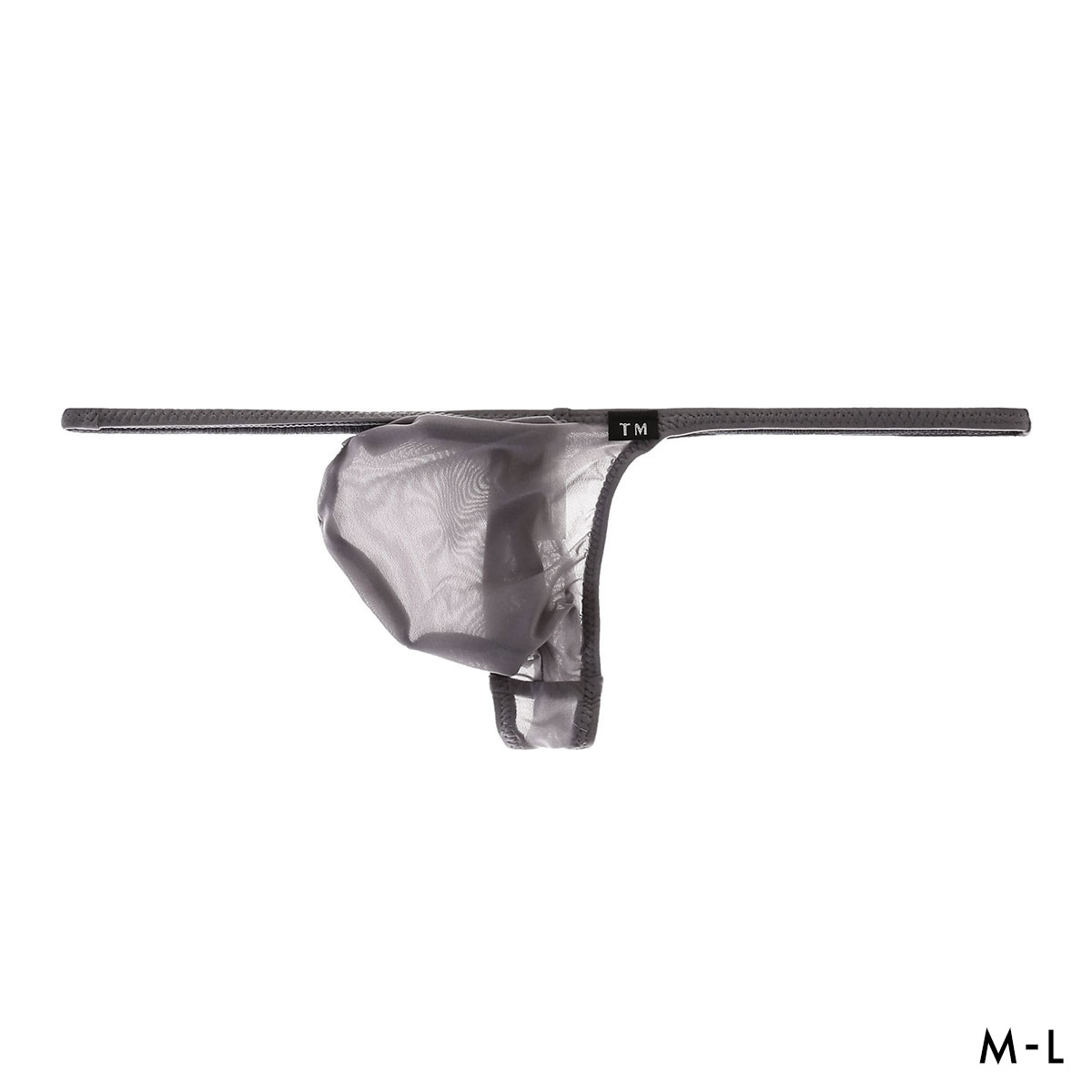 ティーエム コレクション UMS High leg Sharp cut Bulge TB Tバック ビキニ メンズ TM collection(GY-グレー-M)