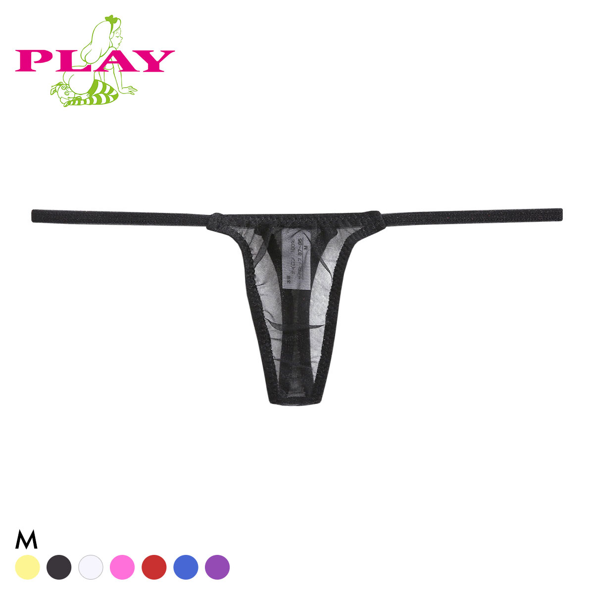 ターキー Ladys PLAYS parkhalf side string Tバックショーツ M レディース TURKEY TM collection(BK-ブラック-M)