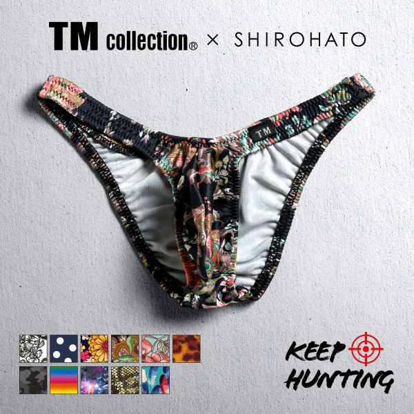 ティーエム コレクション TM collection × SHIROHATO コラボ YKS Variety of patterns ハーフバック ビキニ ブリーフ M L LL