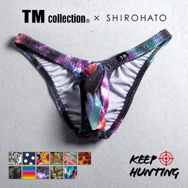 ティーエム コレクション TM collection × SHIROHATO コラボ YKS Variety of patterns ハーフバック ビキニ ブリーフ M L LL