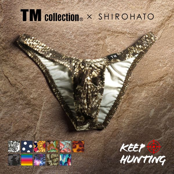 ティーエム コレクション TM collection × SHIROHATO コラボ YKS Variety of patterns ハーフバック ビキニ ブリーフ M L LL