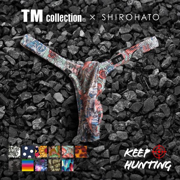 ティーエム コレクション TM collection × SHIROHATO コラボ YKS Variety of patterns Tバック ビキニ ブリーフ