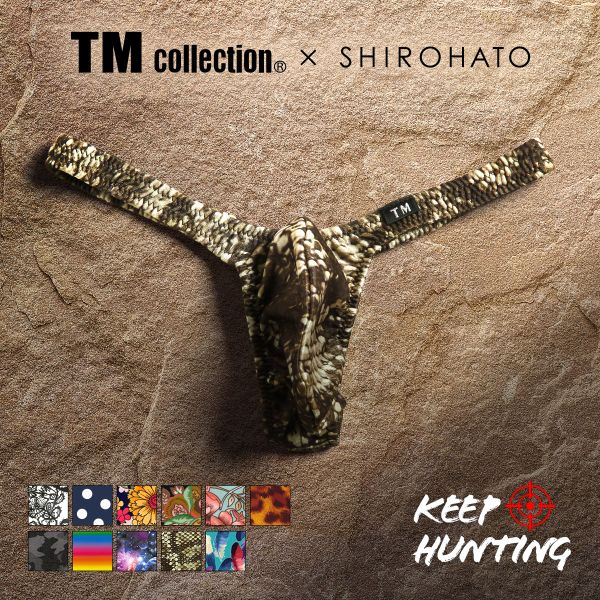 ティーエム コレクション TM collection × SHIROHATO コラボ YKS Variety of patterns Tバック ビキニ ブリーフ