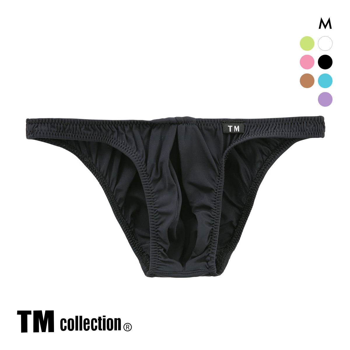 ティーエム コレクション TM collection GMF ベーシックビキニ ハーフバック(BK-ブラック-M)