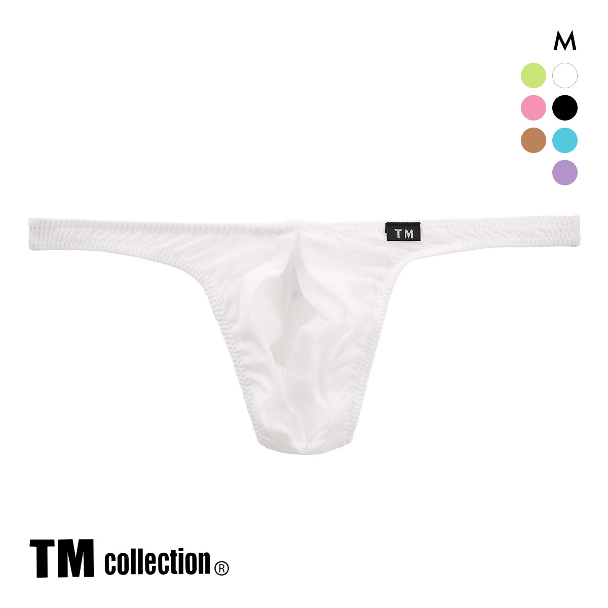 ティーエム コレクション TM collection GMF ベーシック TB Tバック(WH-ホワイト-M)