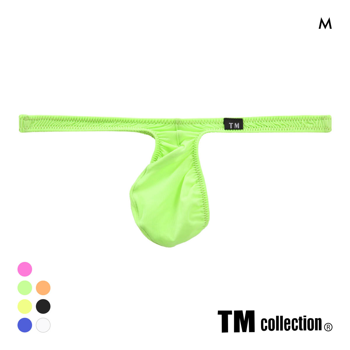 ティーエム コレクション STRIKESKIN ヒョウタンフロント Tバック M メンズ ビキニ TM collection(GR-グリーン-M)