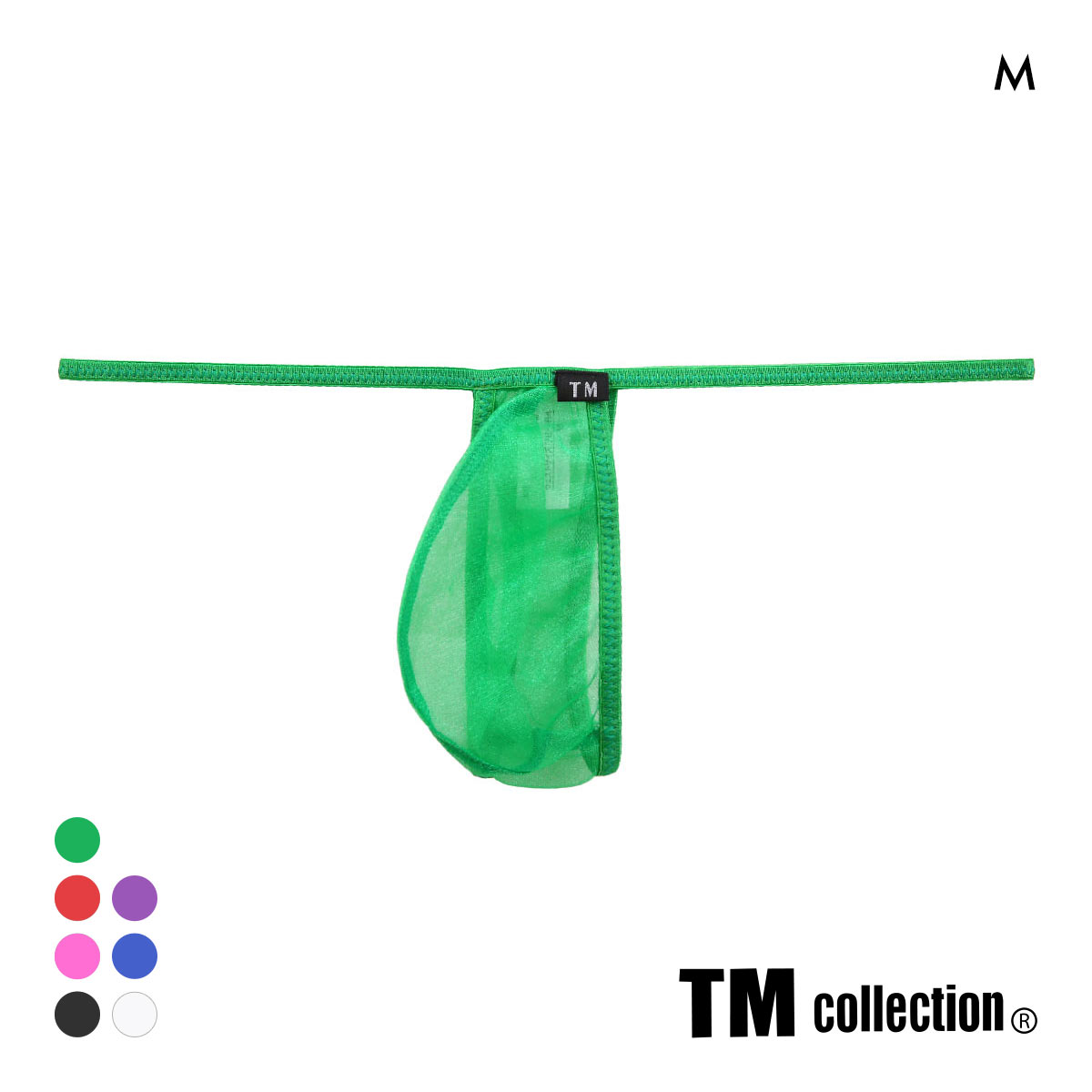 ティーエム コレクション Sparkhalf マイクロもっこり Tバック TM collection(GR-グリーン-M)