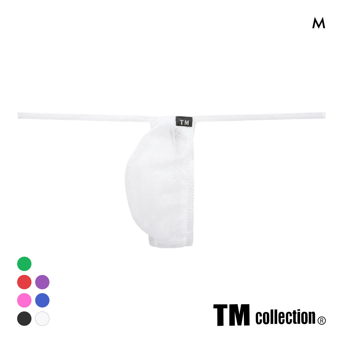 ティーエム コレクション Sparkhalf マイクロもっこり Tバック TM collection(WH-ホワイト-M)