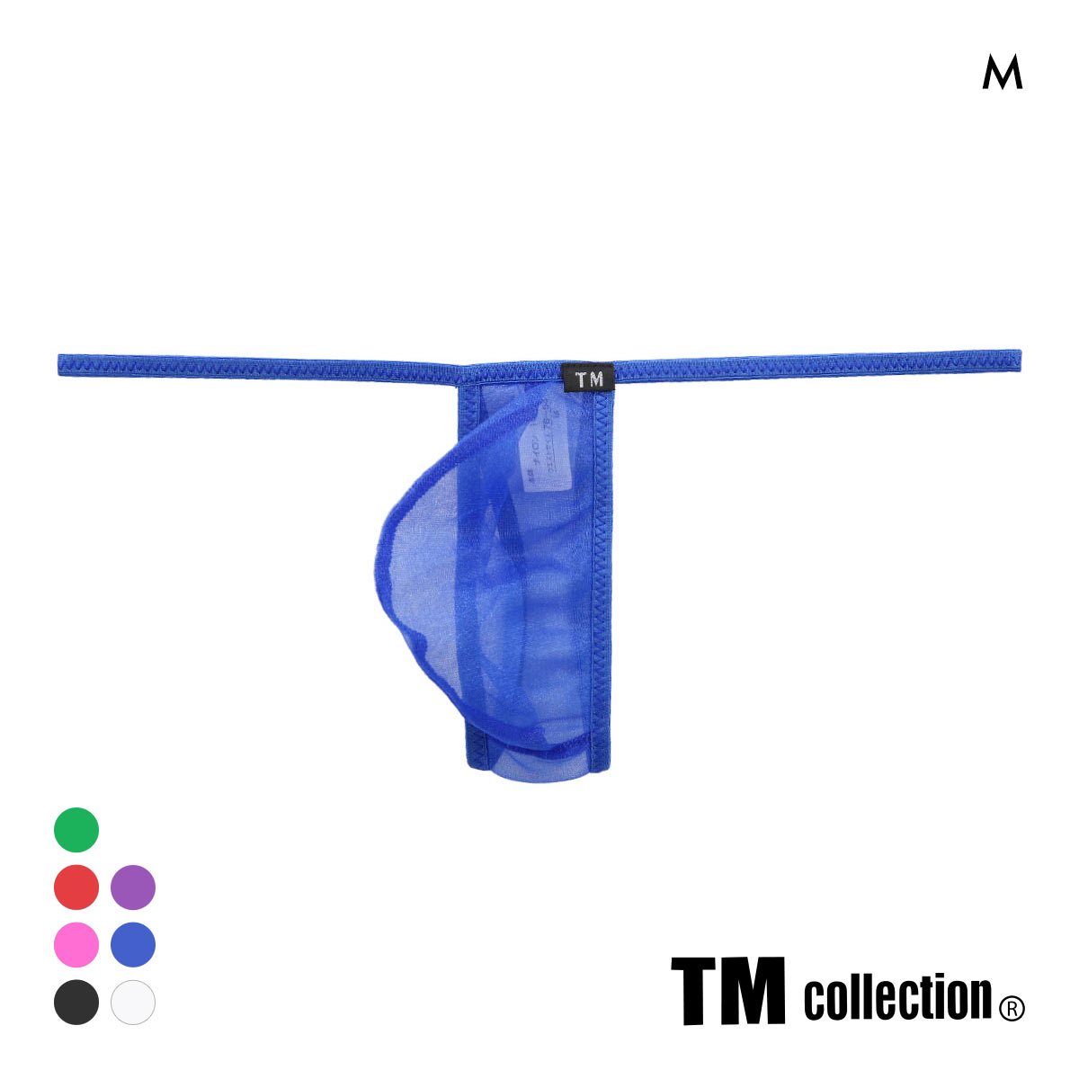 ティーエム コレクション Sparkhalf マイクロもっこり Tバック TM collection(BU-ブルー-M)