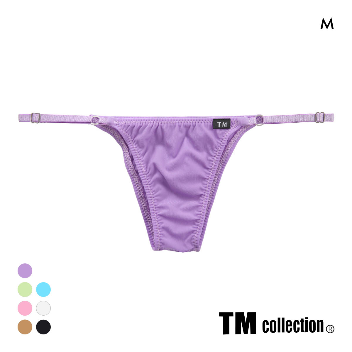 ティーエム コレクション GMF side strap サイドストラップ ハーフバック TM collection(PU-パープル-M)