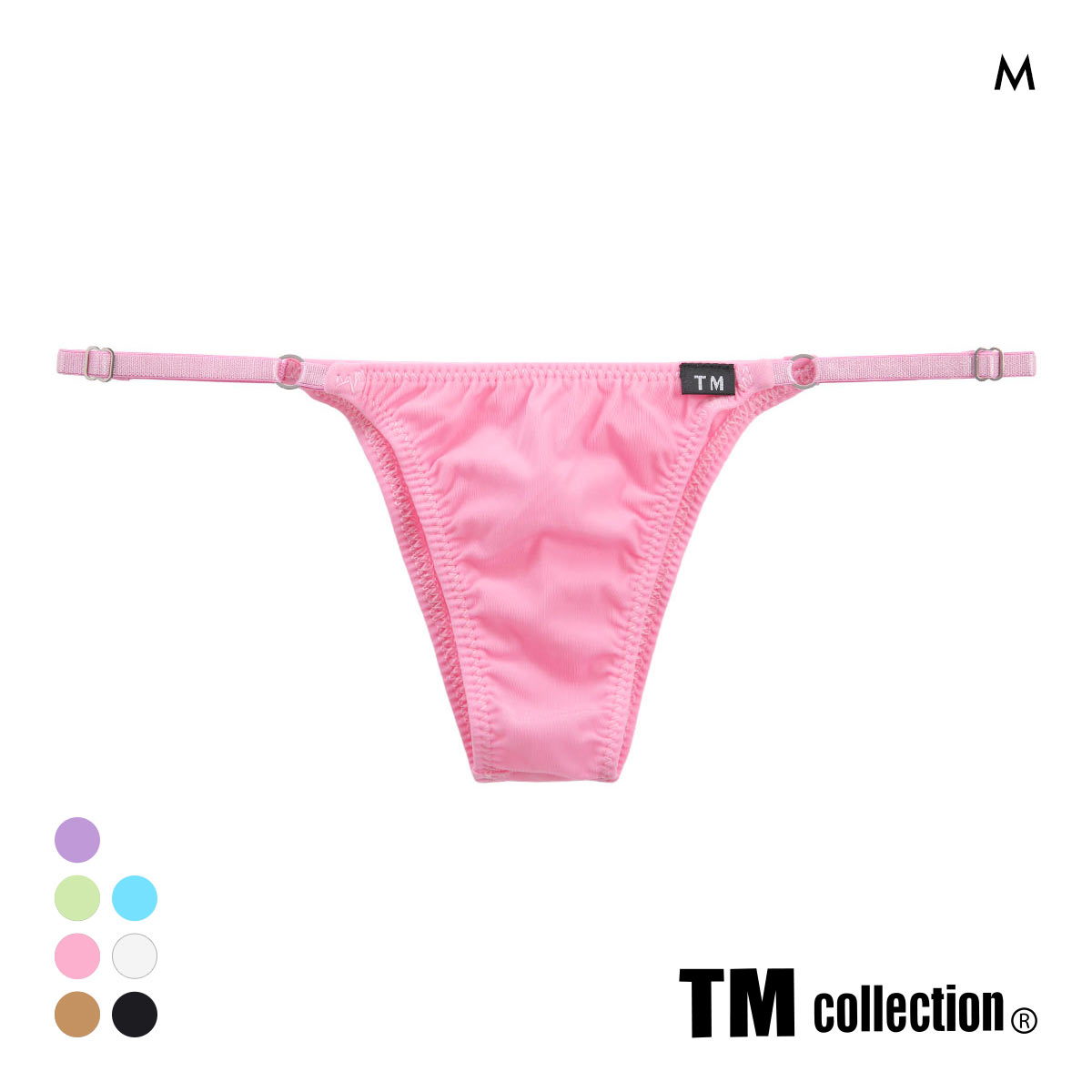 ティーエム コレクション GMF side strap サイドストラップ ハーフバック TM collection(PI-ピンク-M)