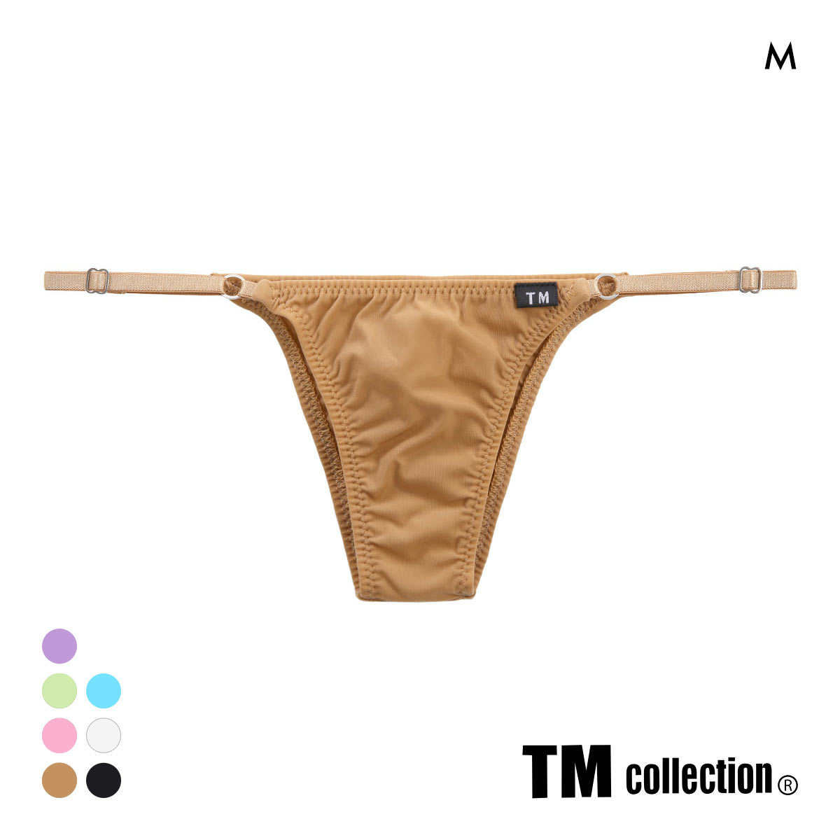 ティーエム コレクション GMF side strap サイドストラップ ハーフバック TM collection(BE-ベージュ-M)