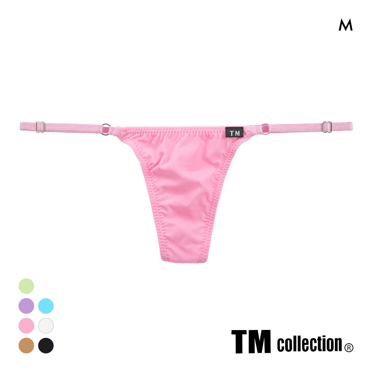 ティーエム コレクション GMF side strap サイドストラップ Tバック TM collection(PI-ピンク-M)