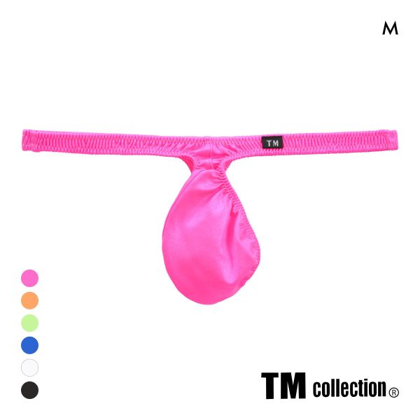 ティーエム コレクション 水着素材 WET もっこりひょうたん Tバック ML 日本製 メンズ 前とじ ビキニブリーフ TM collection