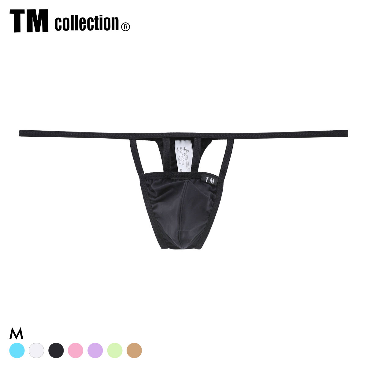 ティーエム コレクション GMF アクロバット TB Tバック メンズ TM collection(BK-ブラック-M)