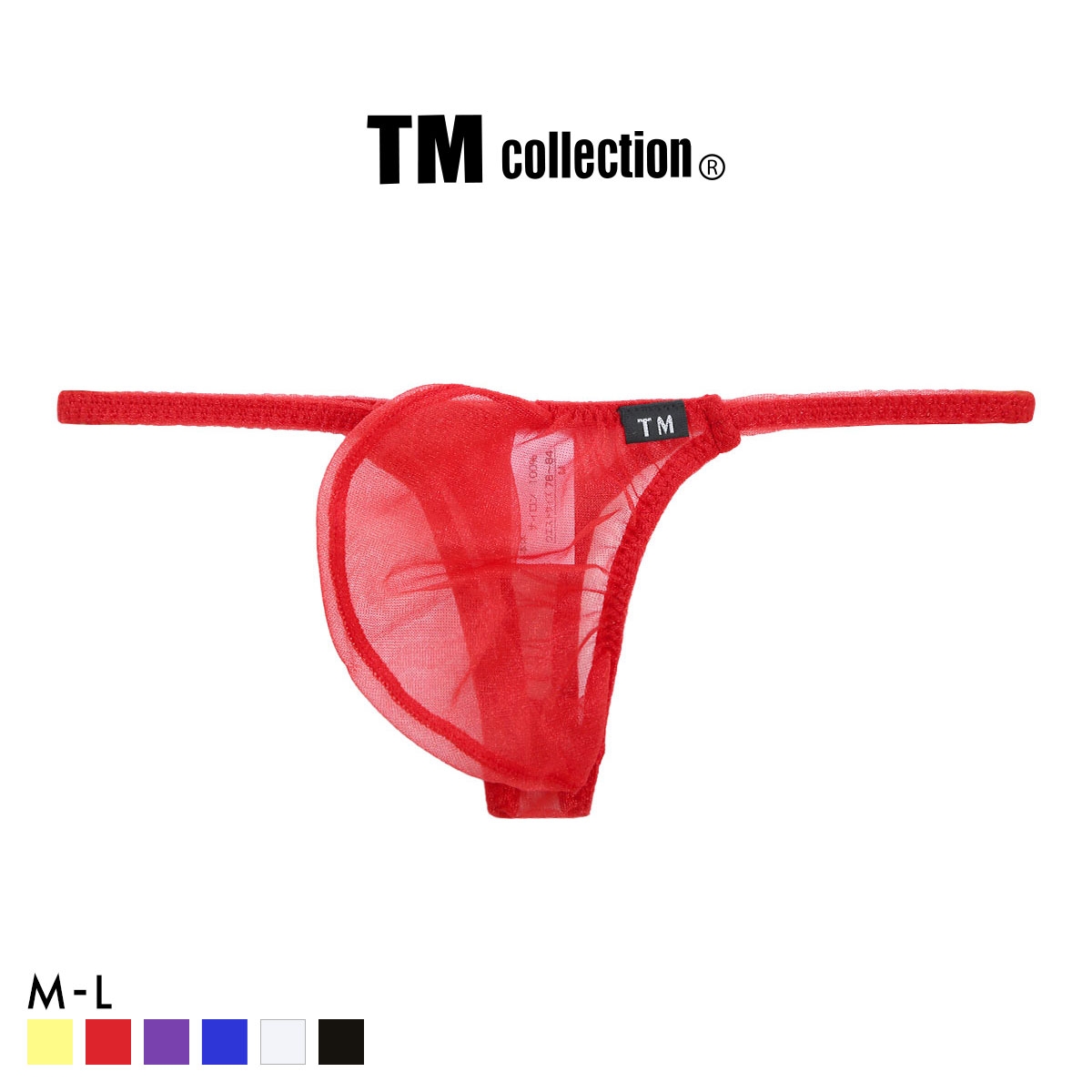 ティーエム コレクション Sparkhalf side string TB Tバック メンズ TM collection(RE-レッド-M)