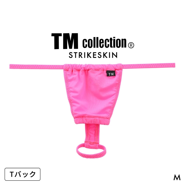 ティーエム コレクション STRIKESKIN POLE＆BALL Tバック M 透け メンズ セクシー 前閉じ TM collection