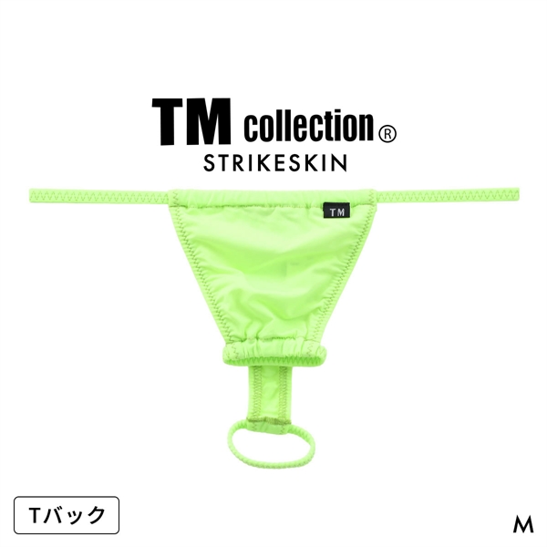 ティーエム コレクション STRIKESKIN POLE＆BALL Tバック M 透け メンズ セクシー 前閉じ TM collection