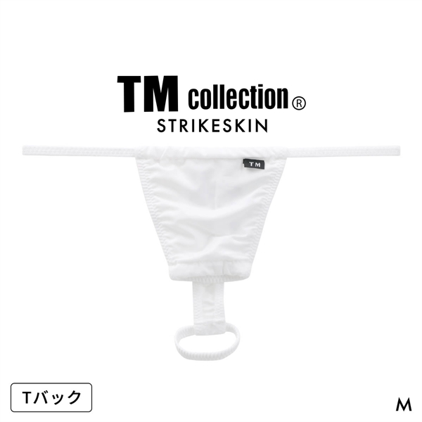 ティーエム コレクション STRIKESKIN POLE＆BALL Tバック M 透け メンズ セクシー 前閉じ TM collection
