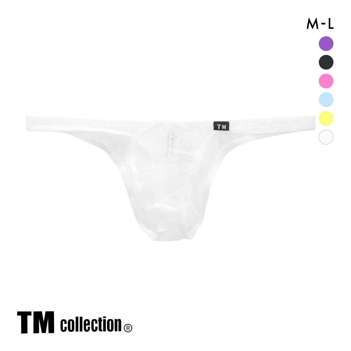 ティーエム コレクション Sparkhalf ローライズ ハーフバック オーソドックス ビキニ TM collection(WH-ホワイト-M)