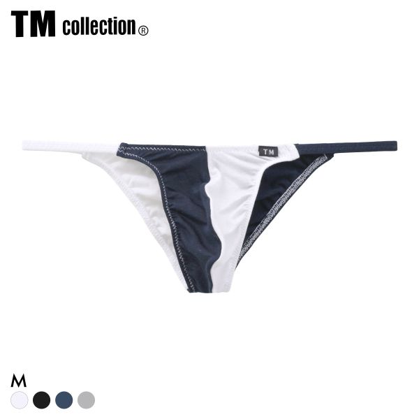 ティーエム コレクション Lyocell side string 2tone HB ハーフバック ビキニ メンズ TM collection