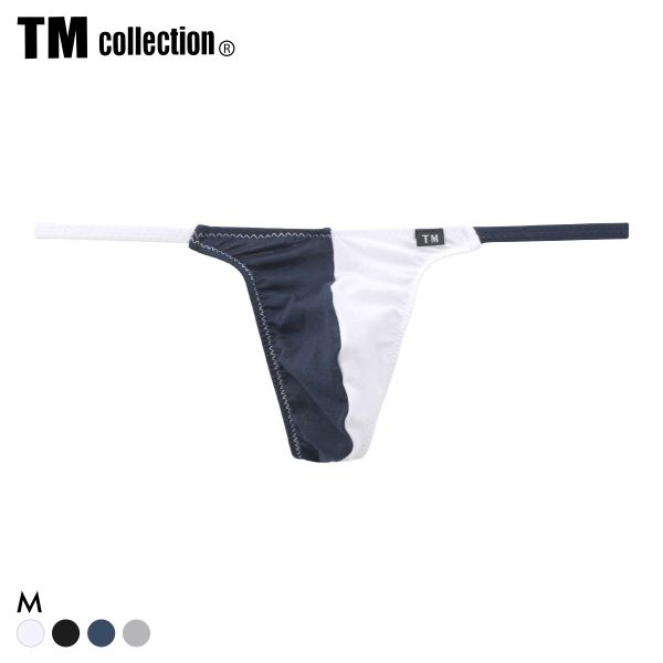 ティーエム コレクション Lyocell side string 2tone TB Tバック ビキニ メンズ TM collection