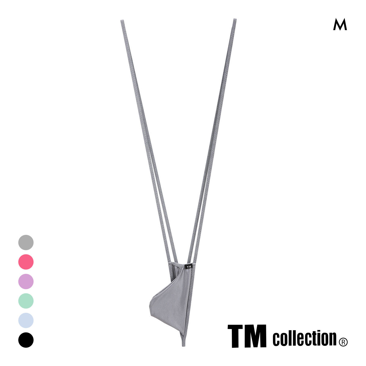 ティーエム コレクション SUPERWET マイクロサスペンダー G-STRING M メンズ TM collection(GY-グレー-M)