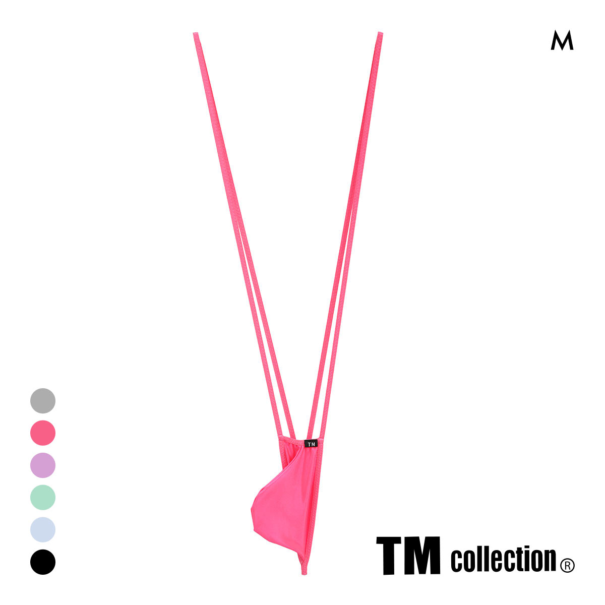 ティーエム コレクション SUPERWET マイクロサスペンダー G-STRING M メンズ TM collection(RO-ローズ-M)