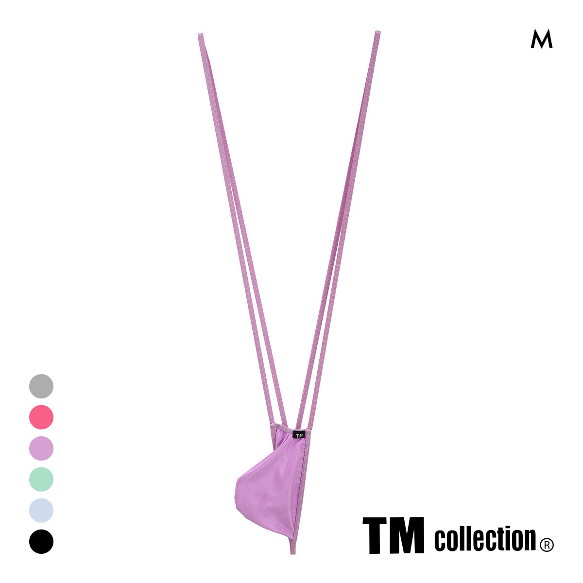 ティーエム コレクション SUPERWET マイクロサスペンダー G-STRING M メンズ TM collection(PU-パープル-M)