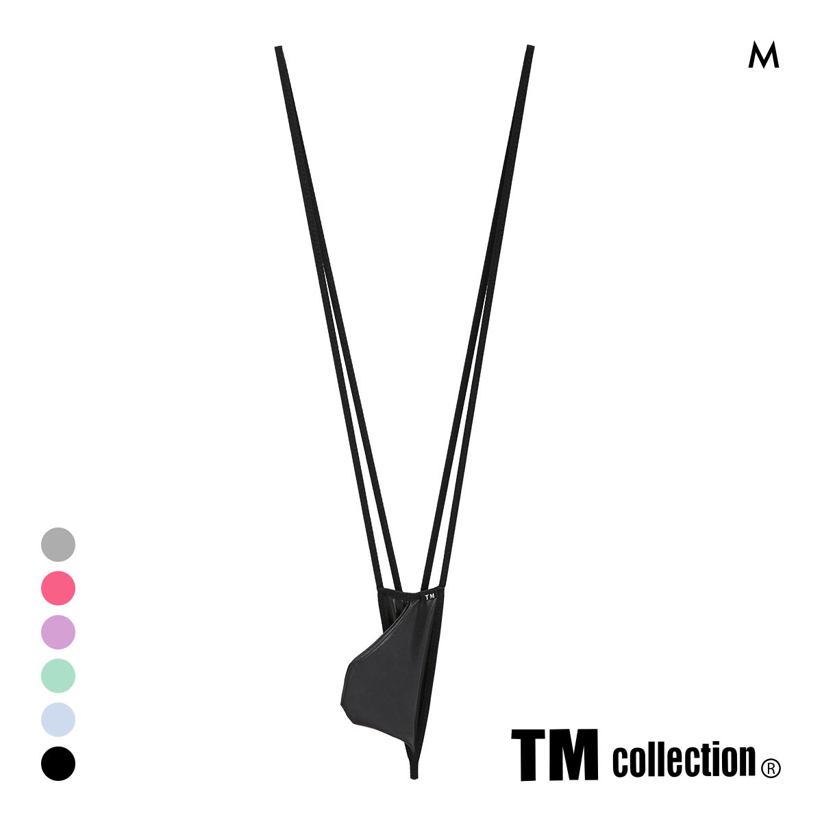 ティーエム コレクション SUPERWET マイクロサスペンダー G-STRING M メンズ TM collection(BK-ブラック-M)