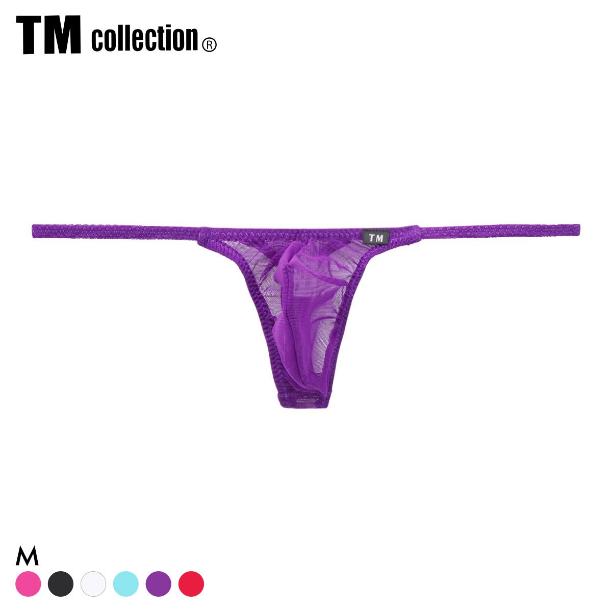 ティーエム コレクション Powernet side string bulge Tバック メンズ TM collection(PU-パープル-M)