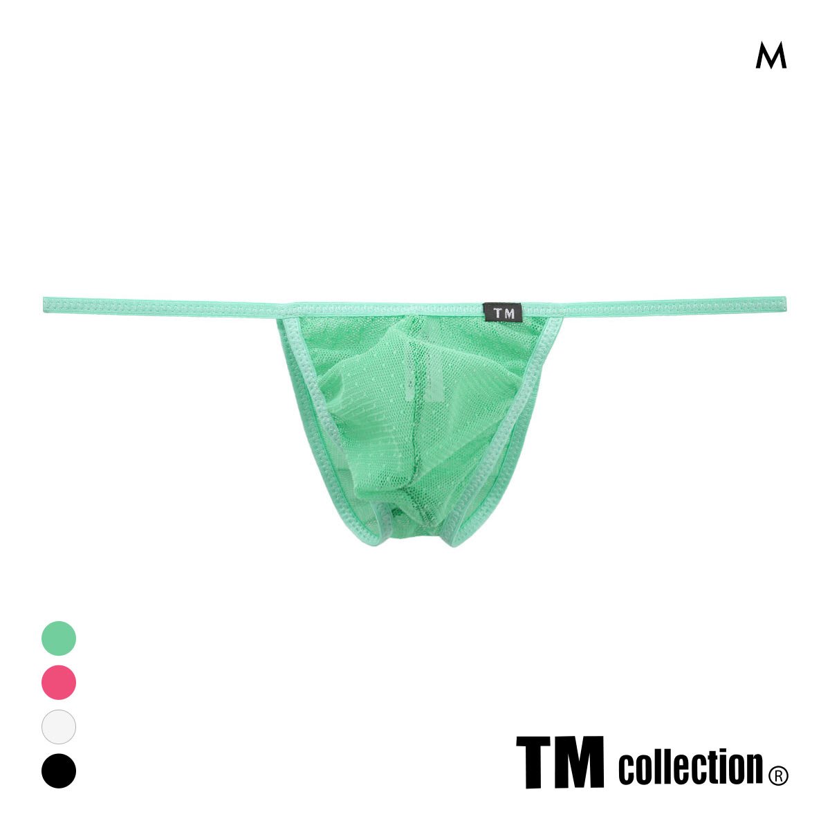 ティーエム コレクション ドットチュール マイクロトリム ハーフバック ビキニ TM collection(GR-グリーン-M)