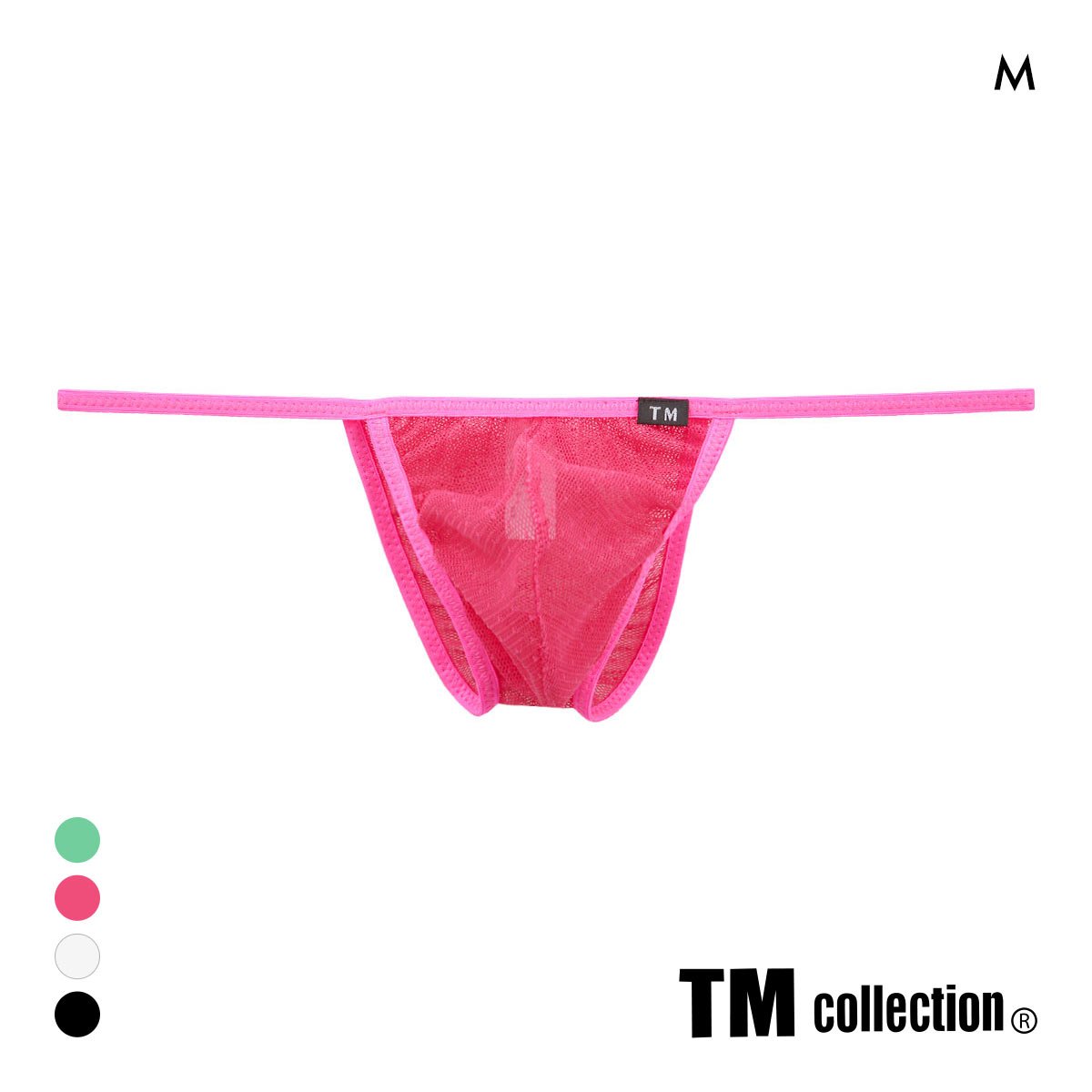 ティーエム コレクション ドットチュール マイクロトリム ハーフバック ビキニ TM collection(PI-ピンク-M)