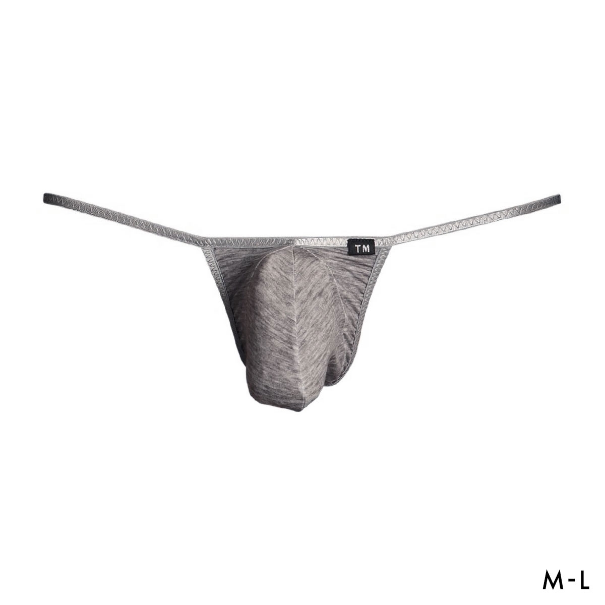 ティーエム コレクション STRIKESKIN ラグビーボール TB STAGE2 Tバック ビキニ メンズ TM collection 日本製(HGY-杢グレー-M)