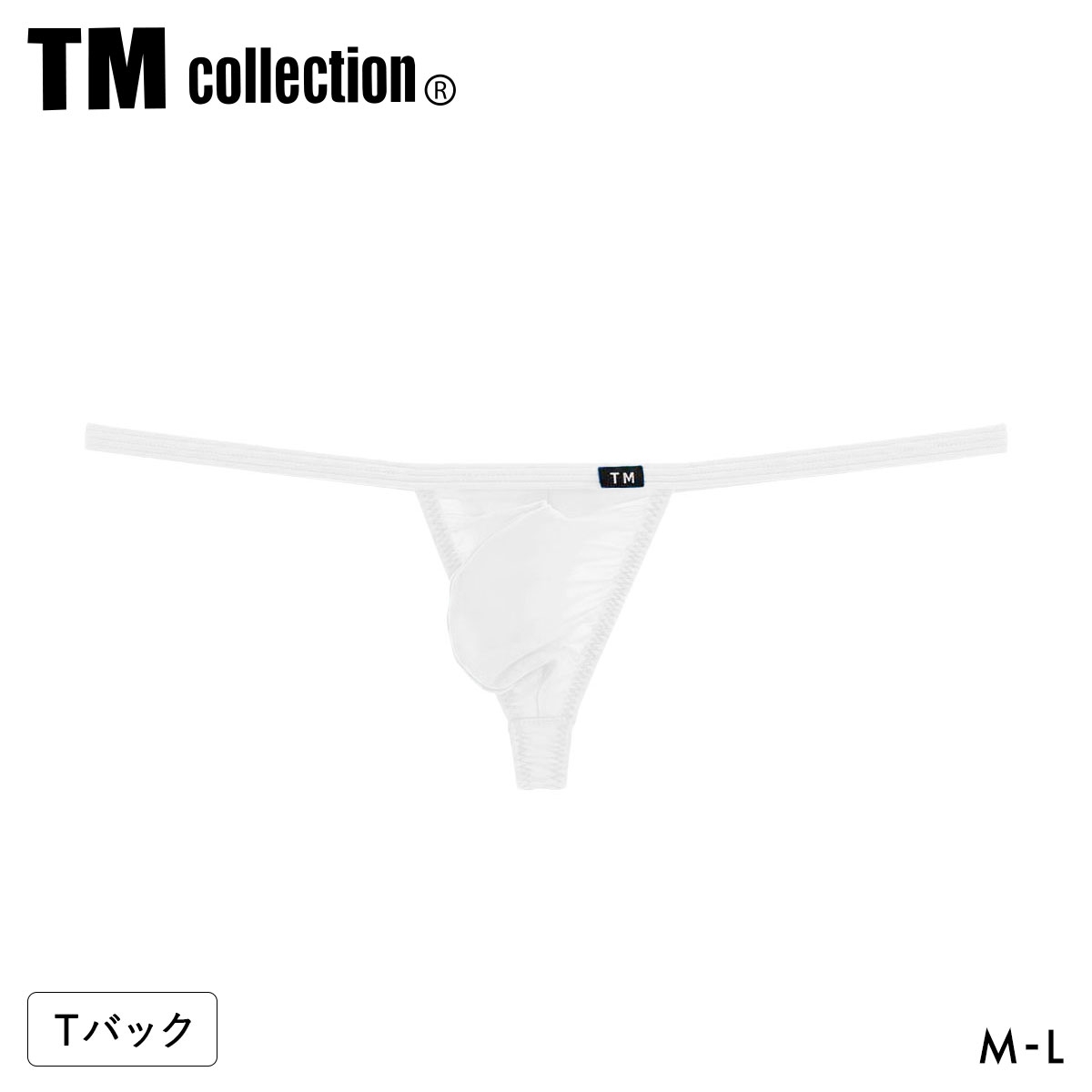 ティーエム コレクション STRIKESKIN waist binder Bulge TB Tバック ビキニ メンズ TM collection 日本製(WH-ホワイト-M)