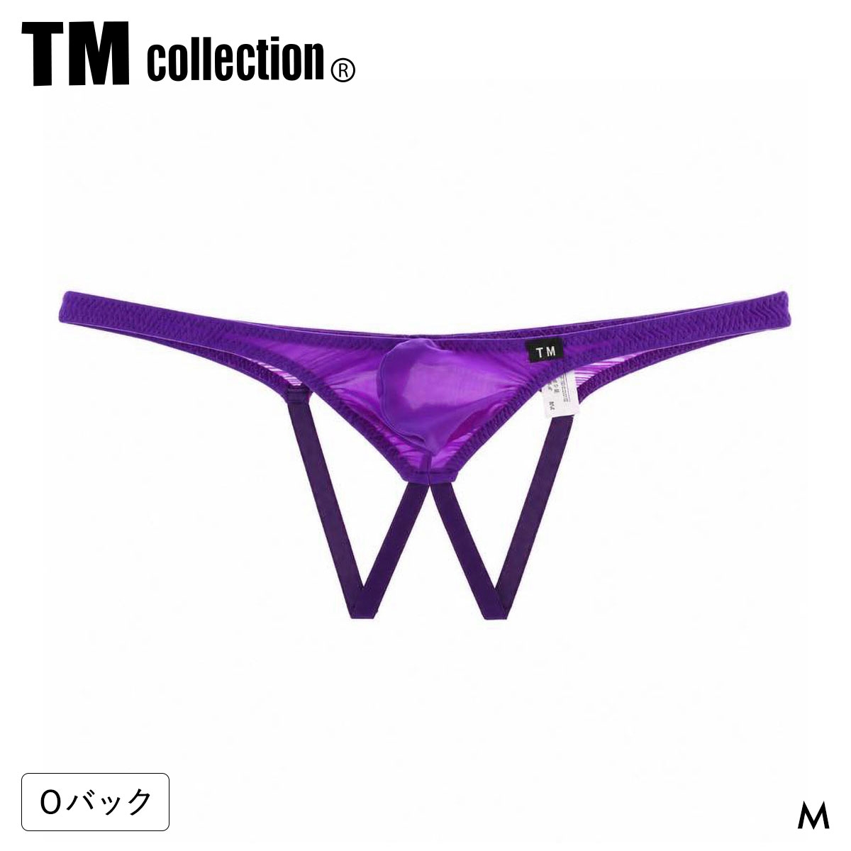ティーエム コレクション STRIKESKIN O-back BIKINI Oバック TM collection メンズ 日本製(PU-パープル-M)