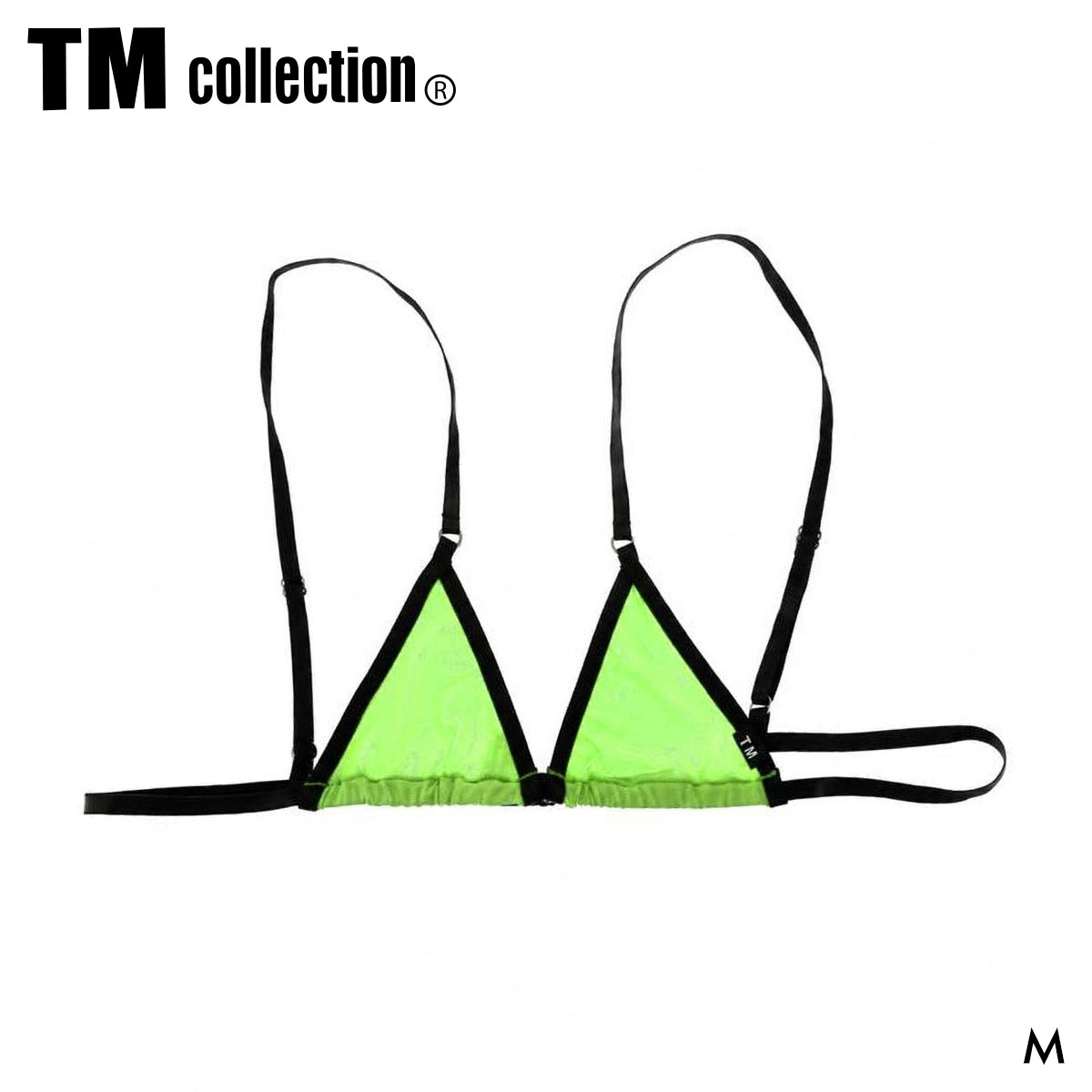 ティーエム コレクション STRIKESKIN harness Bra ハーネスメンズブラ メンズ TM collection 日本製(GR-グリーン-M)