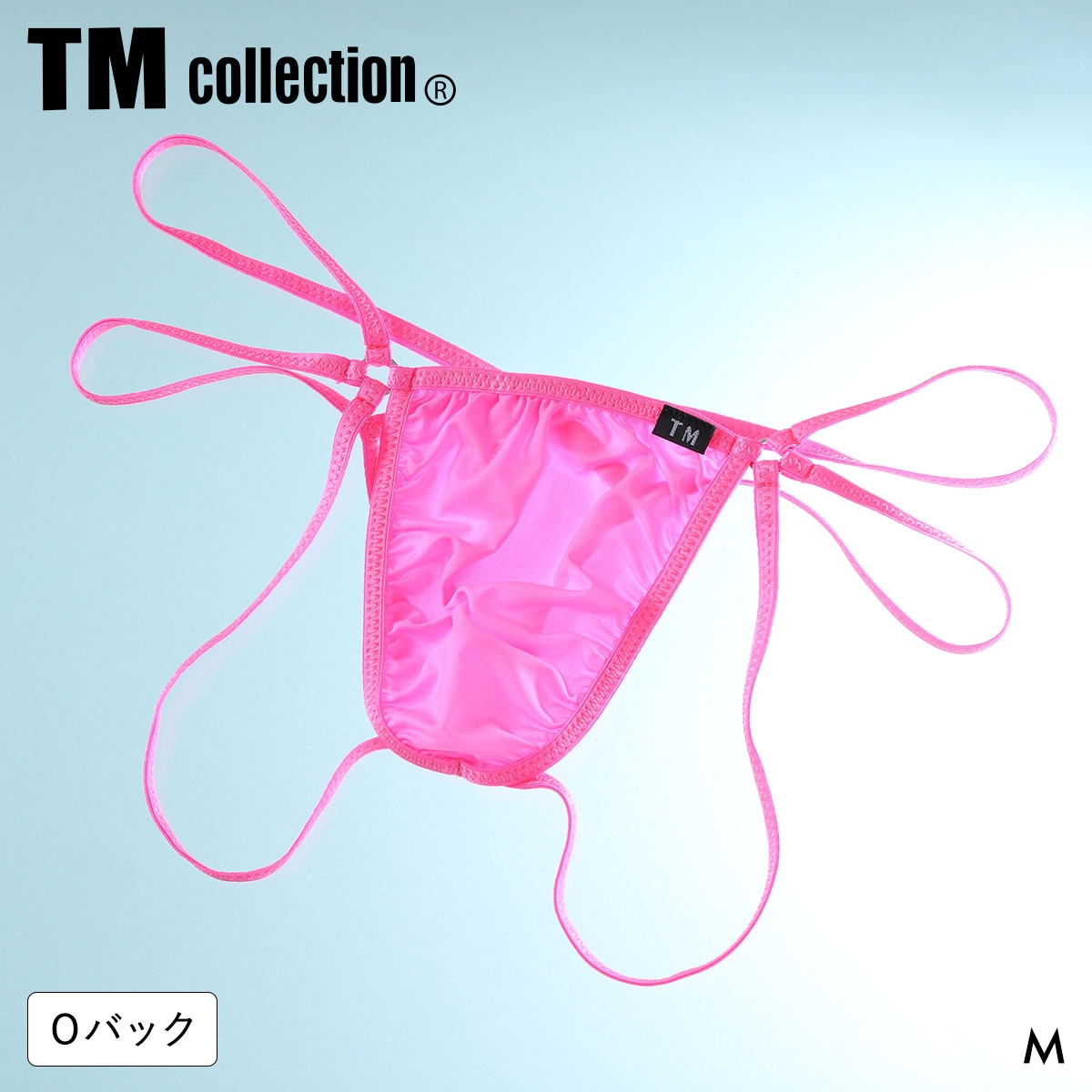 ティーエム コレクション STRIKESKIN O-back BIKINI Oバック TM collection メンズ 日本製(PI-ピンク-M)