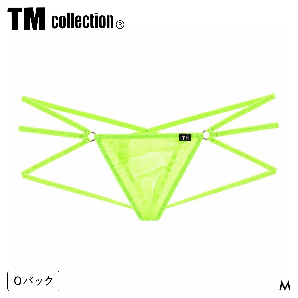 ティーエム コレクション STRIKESKIN O-back BIKINI Oバック TM collection メンズ 日本製(GR-グリーン-M)