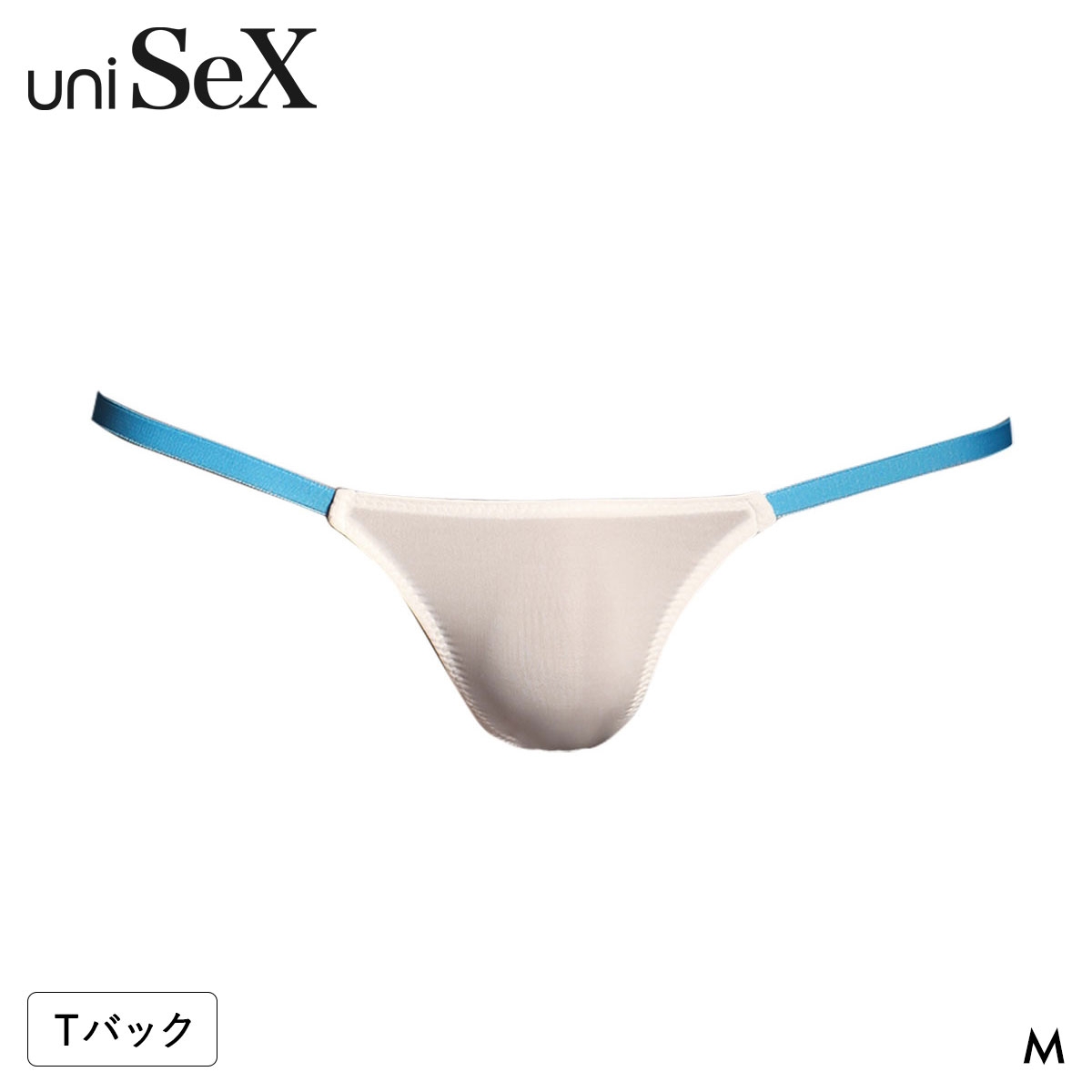 ティーエム コレクション UNISEX side string TB 2tone Tバック ユニセックス(WH-ホワイト-M)