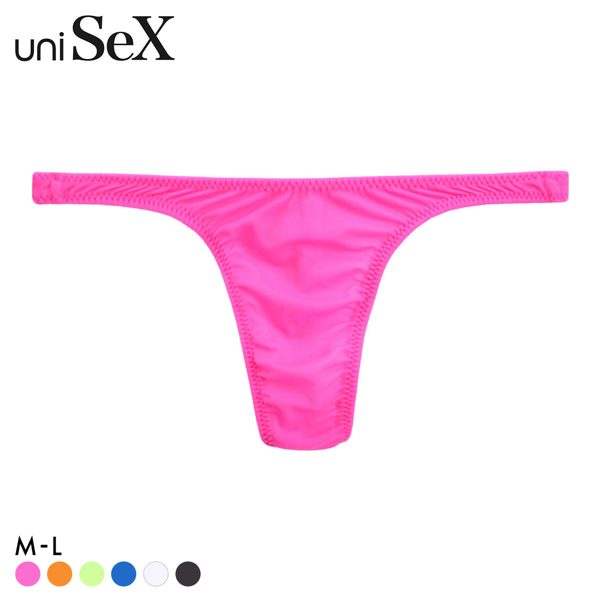 ユニセックス UNISEX NewT2M2 ハギ無し Smooth Tバック TM collection ティーエムコレクション 男女兼用 ジェンダーレス(PI-ピンク-M)
